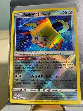 Pokemon TCG - Radiant Jirachi - 120/195 - Ultra Rare - Silver Tempest - NM/M